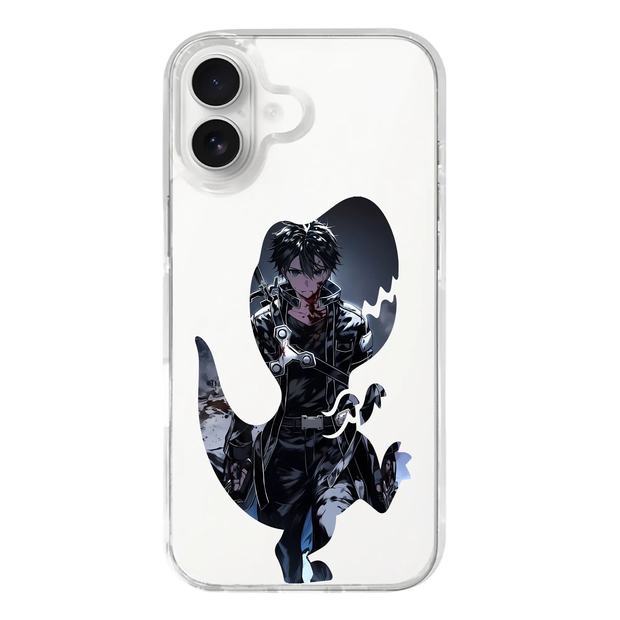 ソードアートオンライン グッズ キリト - iPhone 17シリーズ 透明スマホケース – 薄型・耐衝撃・精密フィット保護カバー